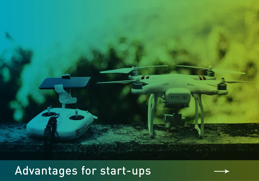 The advantages for start-ups
