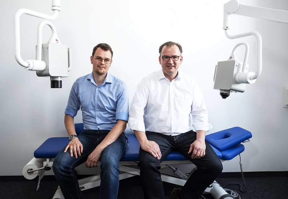 Dr. Sebastian Ahlberg und Thomas Diepold von Magnosco. Foto: © KfW