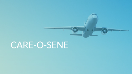 Aeroplane with CARE-O-SENE lettering © care-o-sene.com