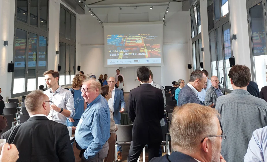 Kick off zur Quantum Alliance im Hans-Grade-Saal Berlin-Adlershof