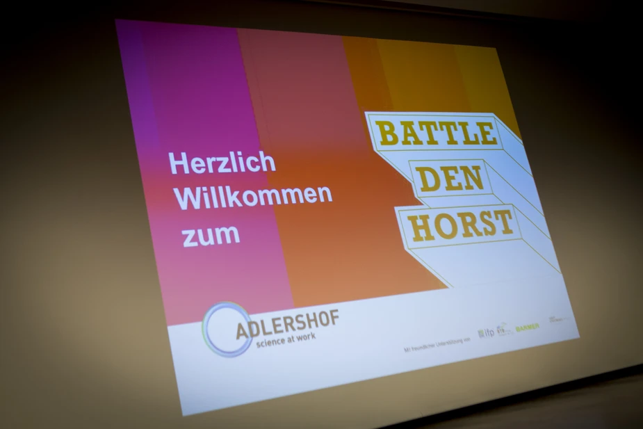 Science Slam "Battle den Horst" Berlin Adlershof,  Bild: © WISTA