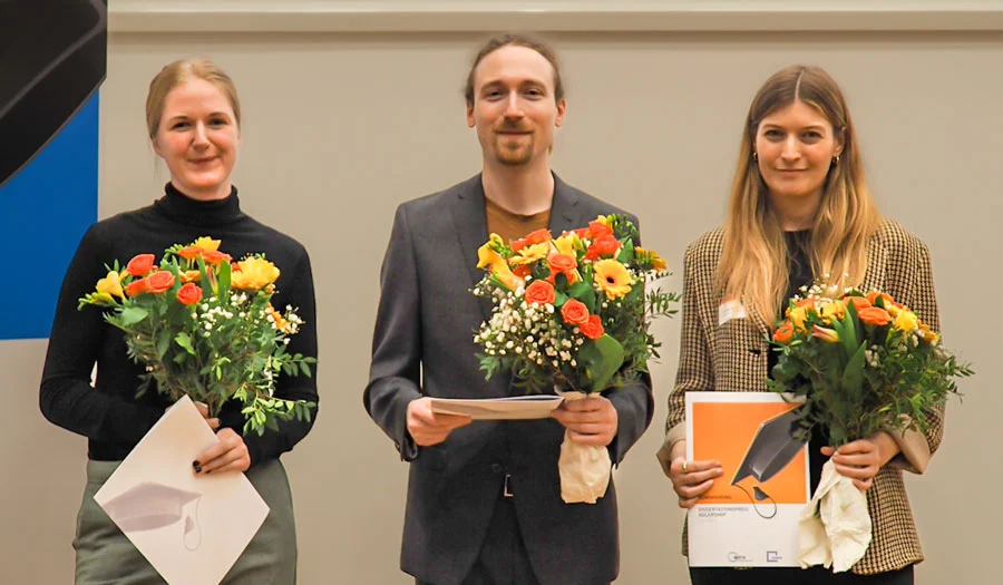 Finalisten des Dissertationspreis Adlershof. Bild:IGAFA e. V./ A. Ney