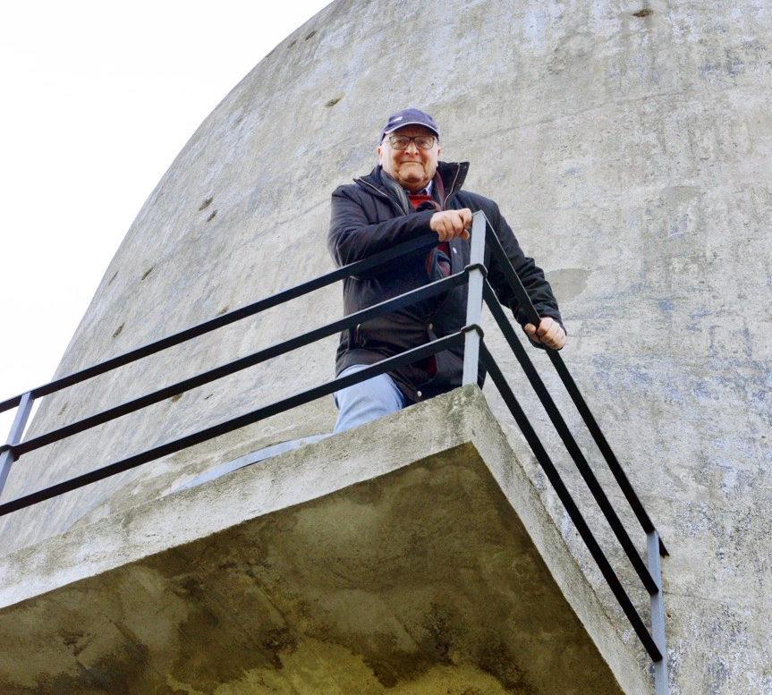 Hans-Dieter Tack weiß alles über die Luftfahrtgeschichte. Bild: © Adlershof Special