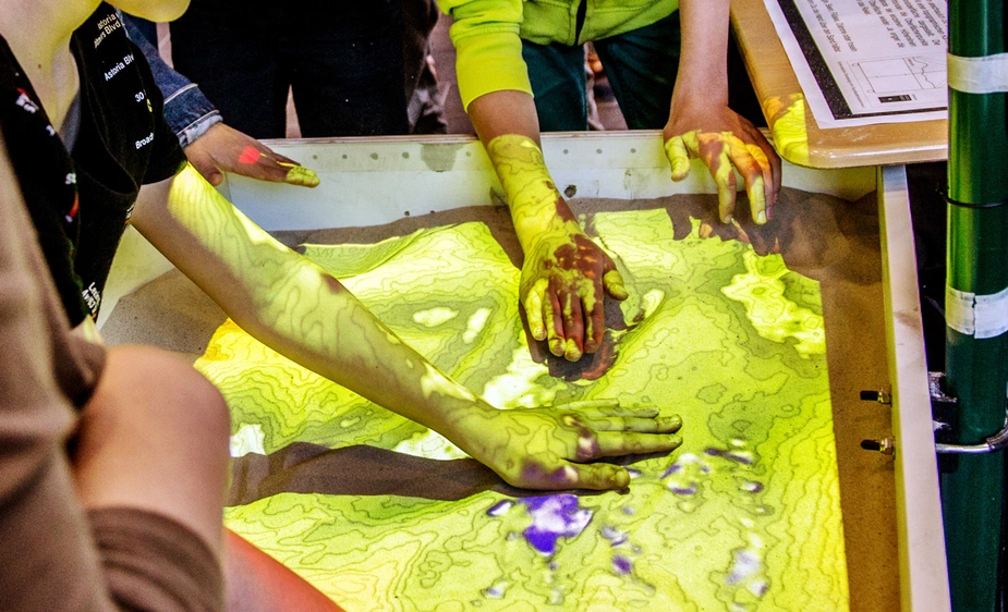 Augmented Reality Sandbox, LNdW Adlershof © WISTA Management GmbH