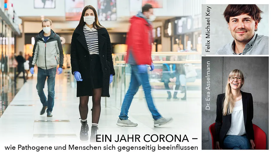 LNDW-Podcast Folge 10: Ein Jahr Corona mit Dr. Eva Asselmann, Felix M. Key © LNDW e.V.