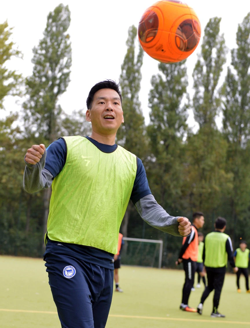 Chung-Young Kim im Moabiter Sportstadium