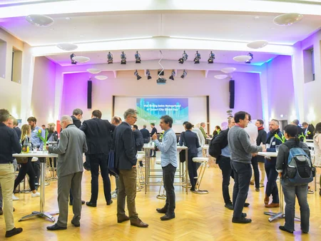 Demo Day A² Accelerator Berlin 2019, Bunsen Saal, Adlershof