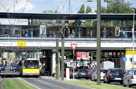 S-Bahnhof Adlershof Verkehr. Foto: © WISTA Management GmbH