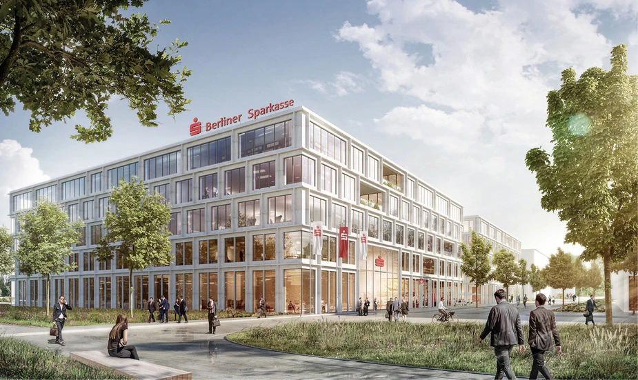 Neuer Standort der Berliner Sparkasse © BAUWERT AG / moka-studio