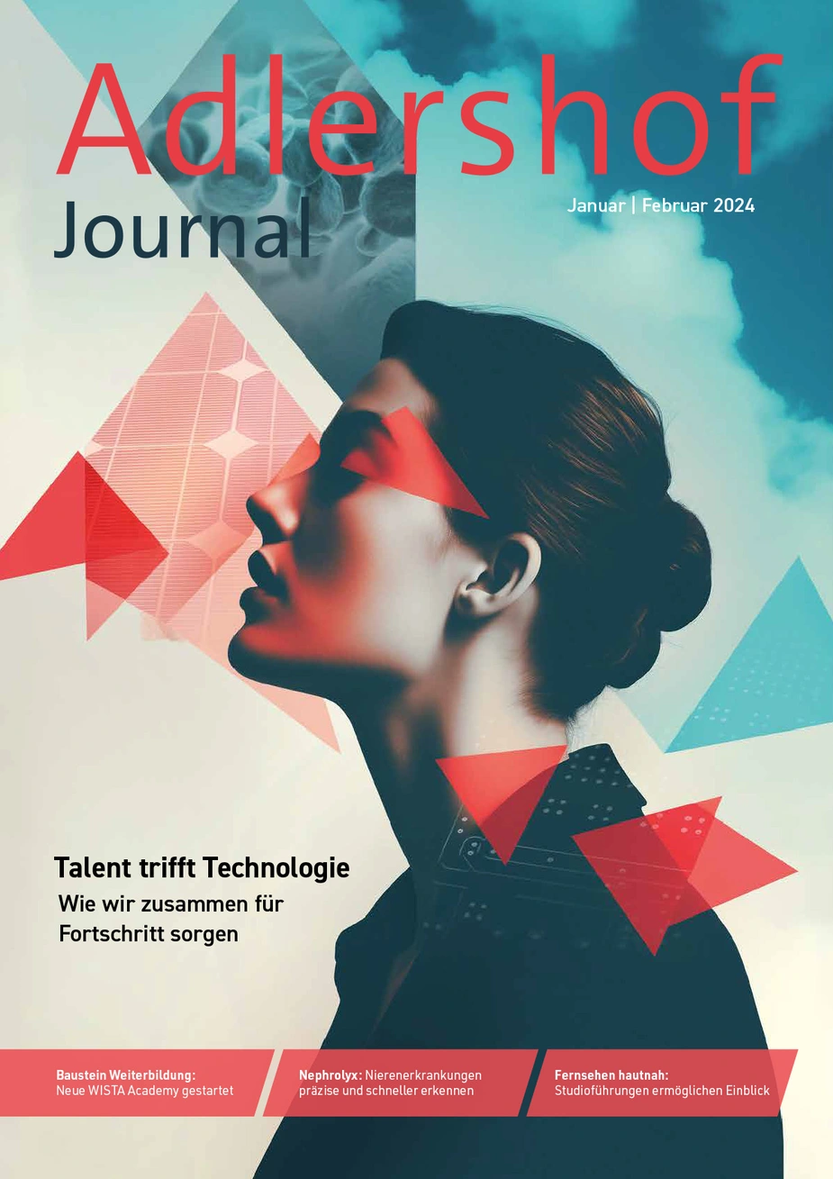 Cover: Adlershof Journal Januar/Februar 2024