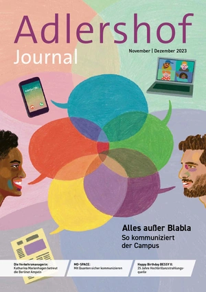 Cover: Adlershof Journal November/December 2023