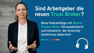 Porträt Bessie Fischer-Bohn und Titeltext der Folge