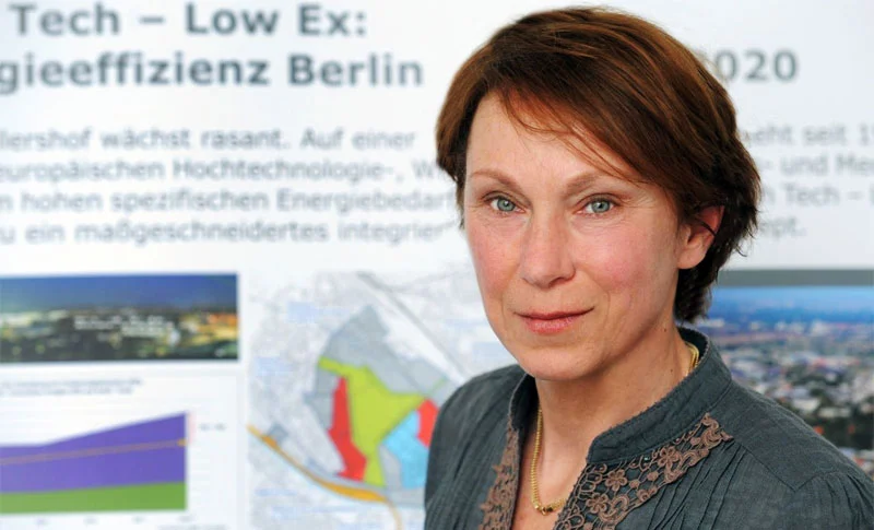 Beate Mekiffer, head of this pilot project in Adlershof