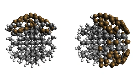 Variants of nanodiamond materials © T. Kirschbaum / HZB