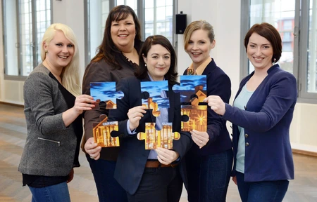 Linda Jentsch, Silvana Schneider, Magdalena Matheis, Eileen Schliefke und Josephin Kluge (l. to r.)