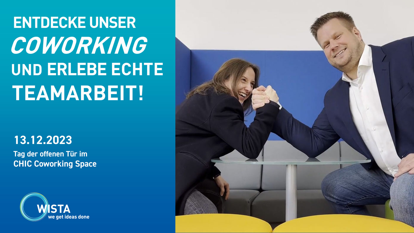 Olivia Budek und Tobias Kirschnick, Gründungsteam WISTA beim Armdrücken
